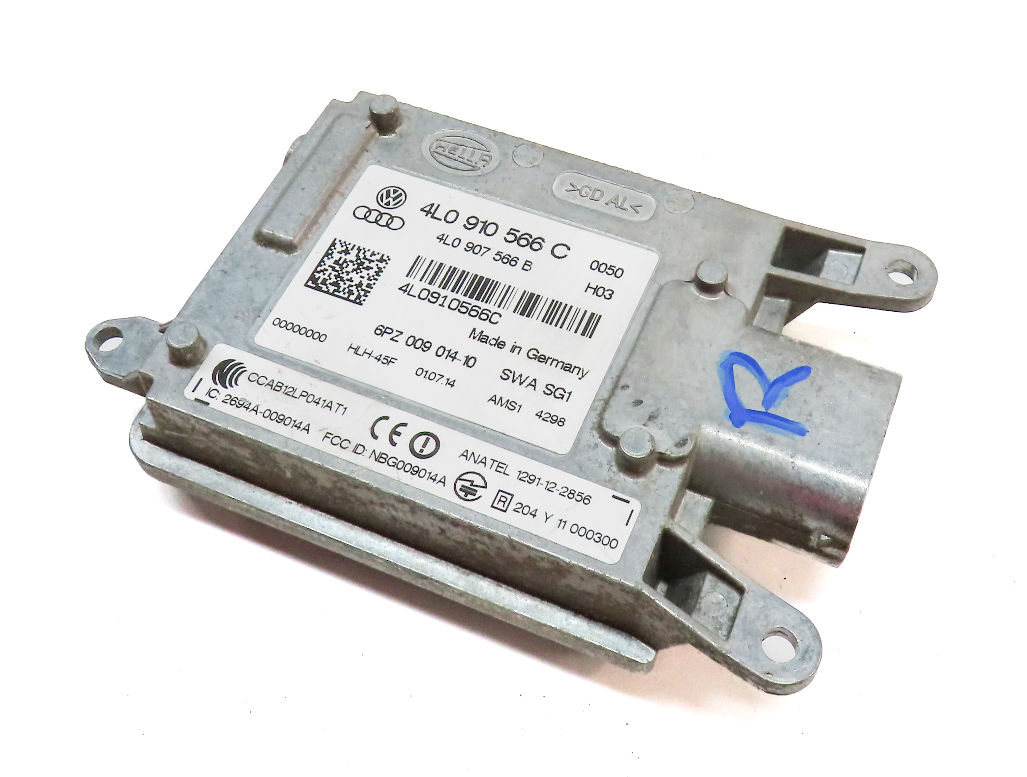 2013-2020 AUDI Q7 (4L 4M) REAR RIGHT LANE DEPARTURE BLIND SPOT MODULE (MASTER) — exact item pictured
